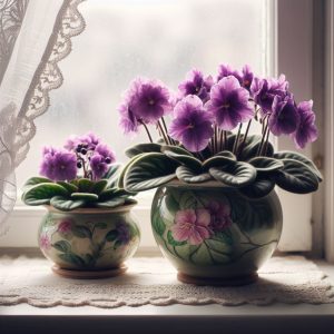 African Violet Planters