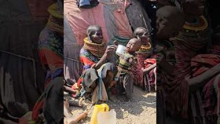 African Tribe Living in The Hottest Area#shortsfeed #food #africa