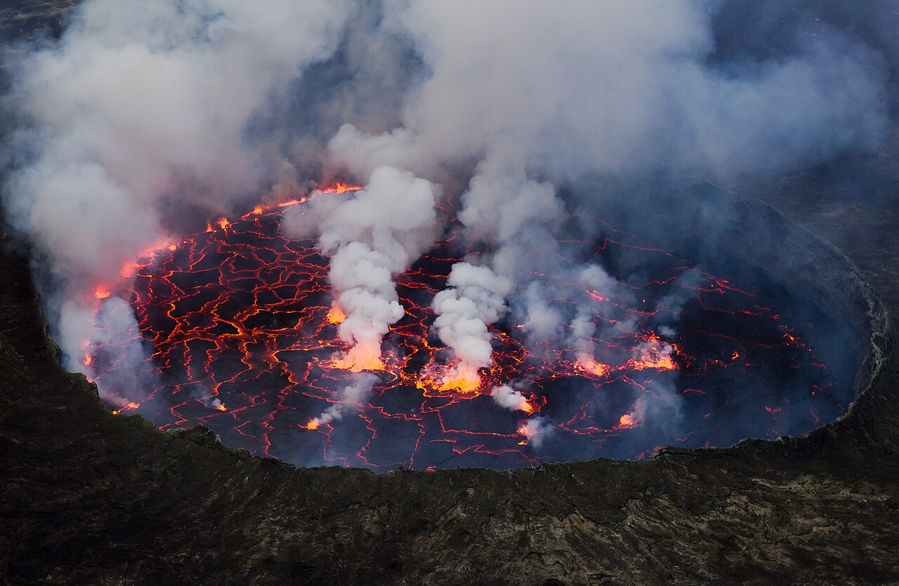 Nyiragongo volcano hike
