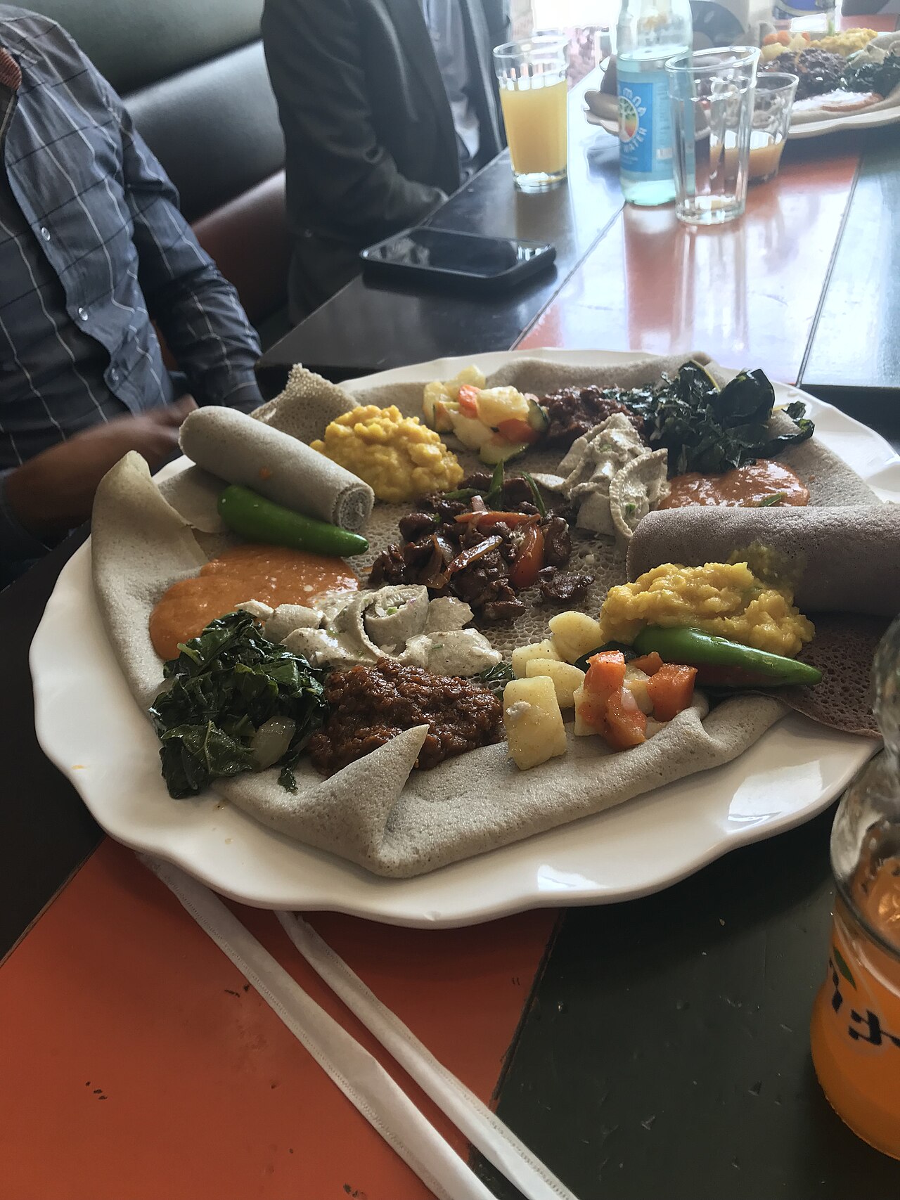 Ethiopian injera bread
